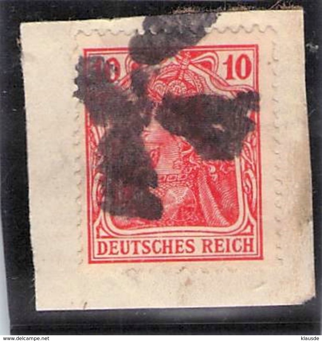 Stummer Stempel Feldpostpäckchen Deutsches Reich - Gebraucht