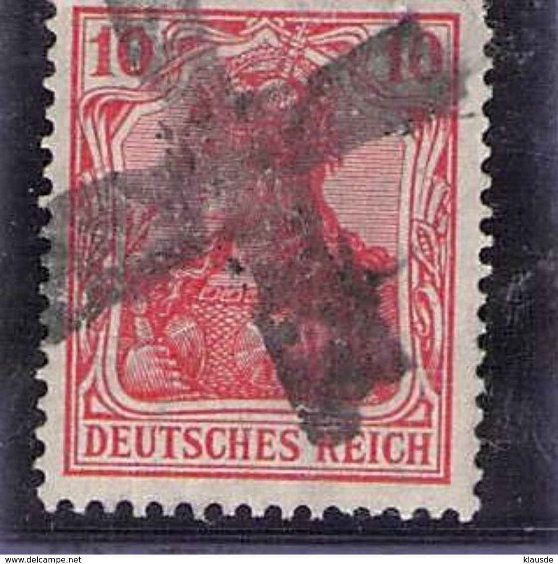 Stummer Stempel Feldpostpäckchen Deutsches Reich - Gebraucht