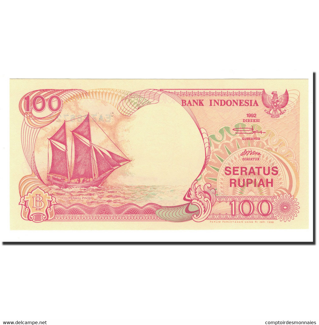 Billet, Indonésie, 100 Rupiah, 1992-2000, 1992-1996, KM:127e, SPL+ - Indonésie