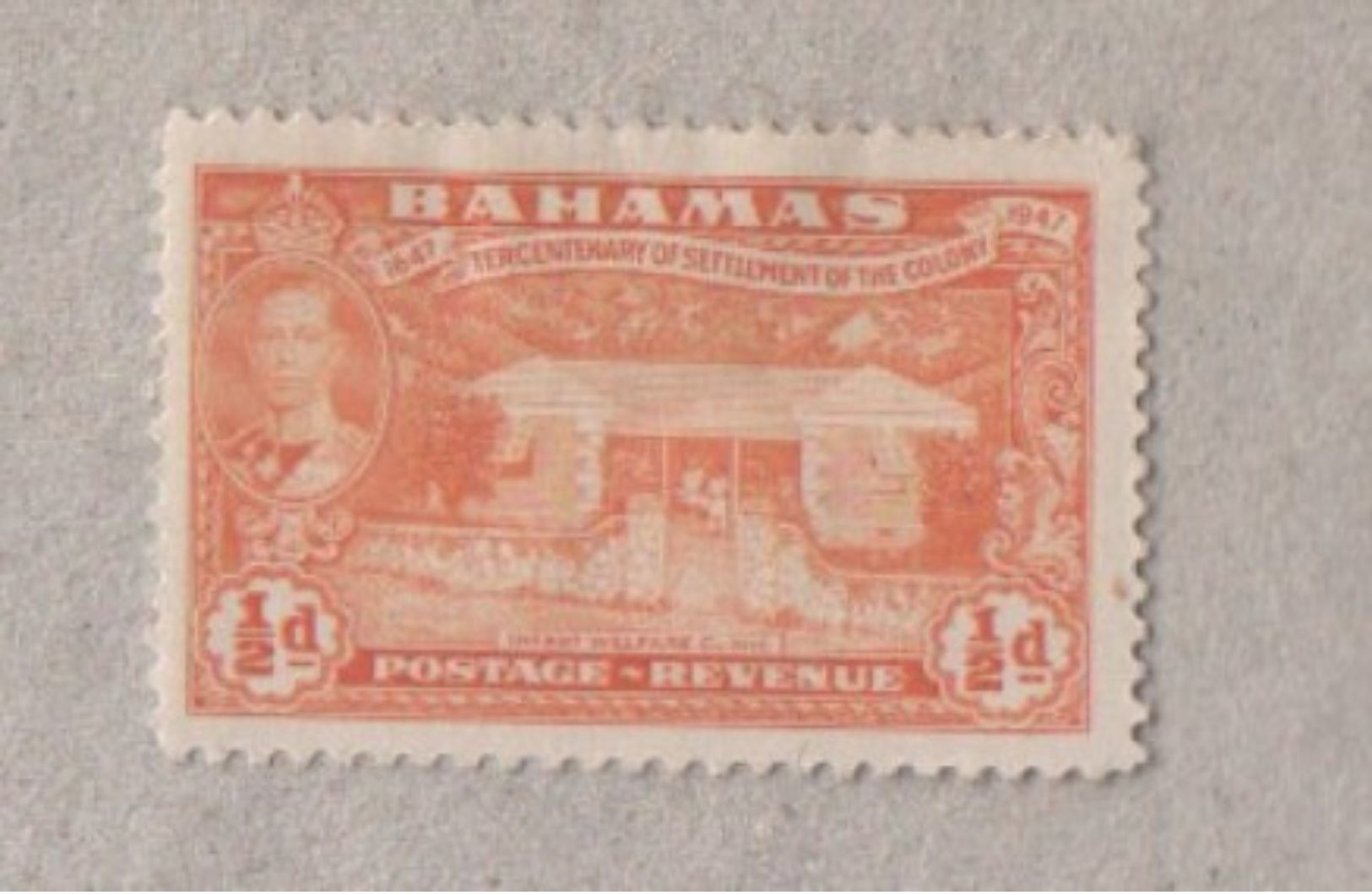 Bahamas Part Set of 300th Anniversary of Settlement of Island of Eleuthera 1948 Stamps MH