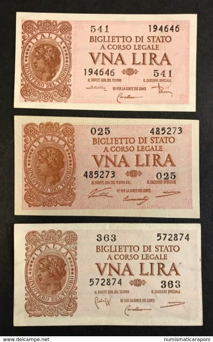 1 LIRA LUOGOTENENZA 1944 Serie 3 Decreti  Q.FDS/FDS LOTTO 459 - Italia – 1 Lira