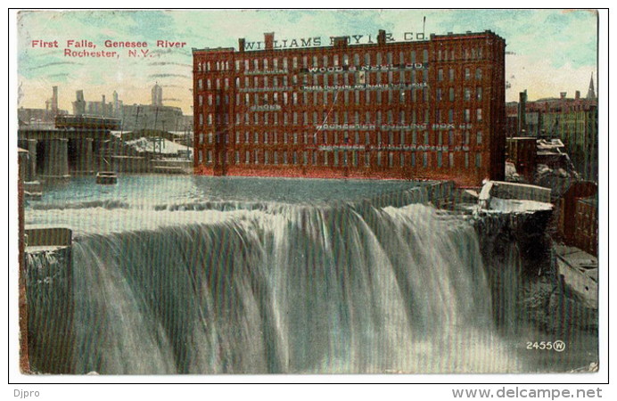 Rochester First  Falls Genesee Rivier 2455 - Rochester