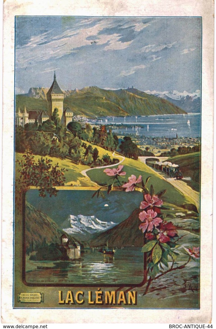 LOT N°434 - LOT DE 140 CARTES DE CHILLON ET LE LAC LEMAN - Other & Unclassified