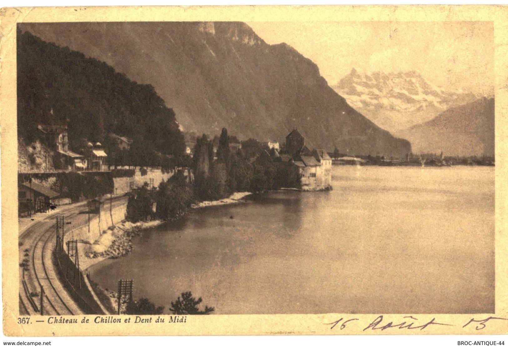 LOT N°434 - LOT DE 140 CARTES DE CHILLON ET LE LAC LEMAN - Other & Unclassified