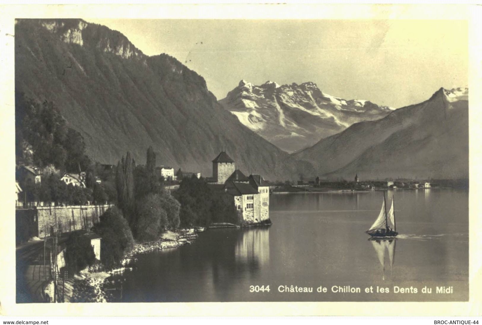 LOT N°434 - LOT DE 140 CARTES DE CHILLON ET LE LAC LEMAN