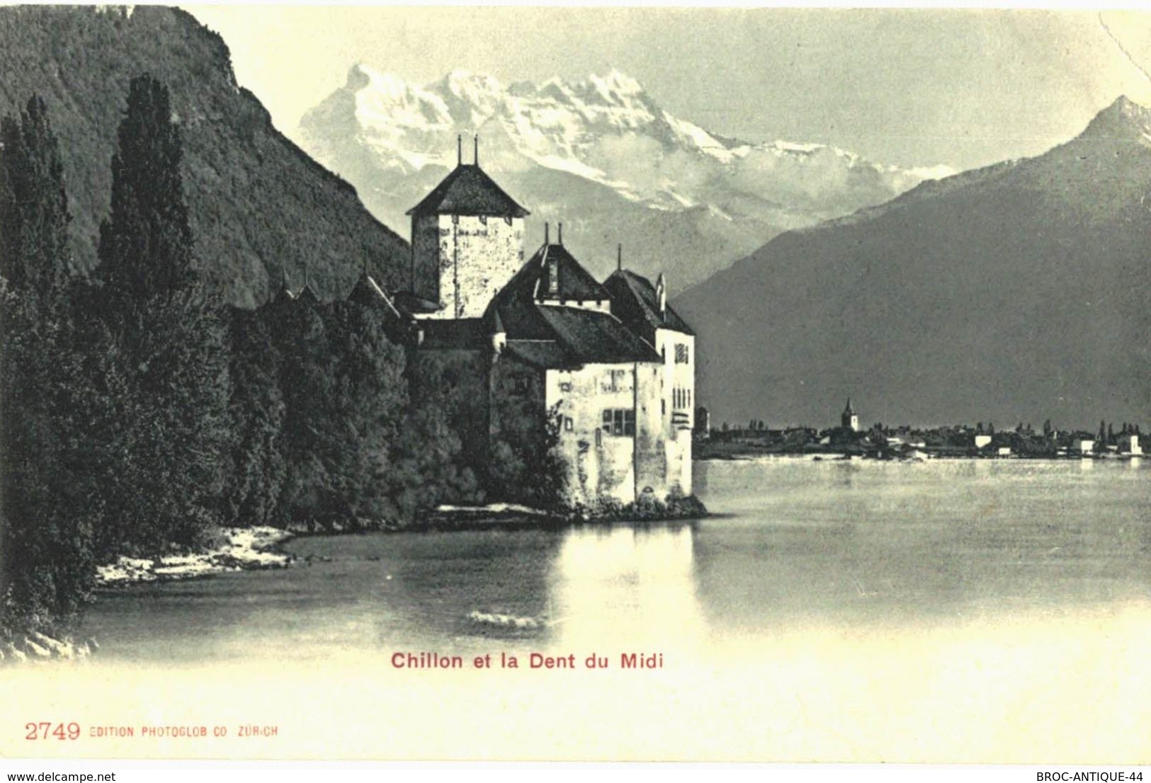 LOT N°434 - LOT DE 140 CARTES DE CHILLON ET LE LAC LEMAN