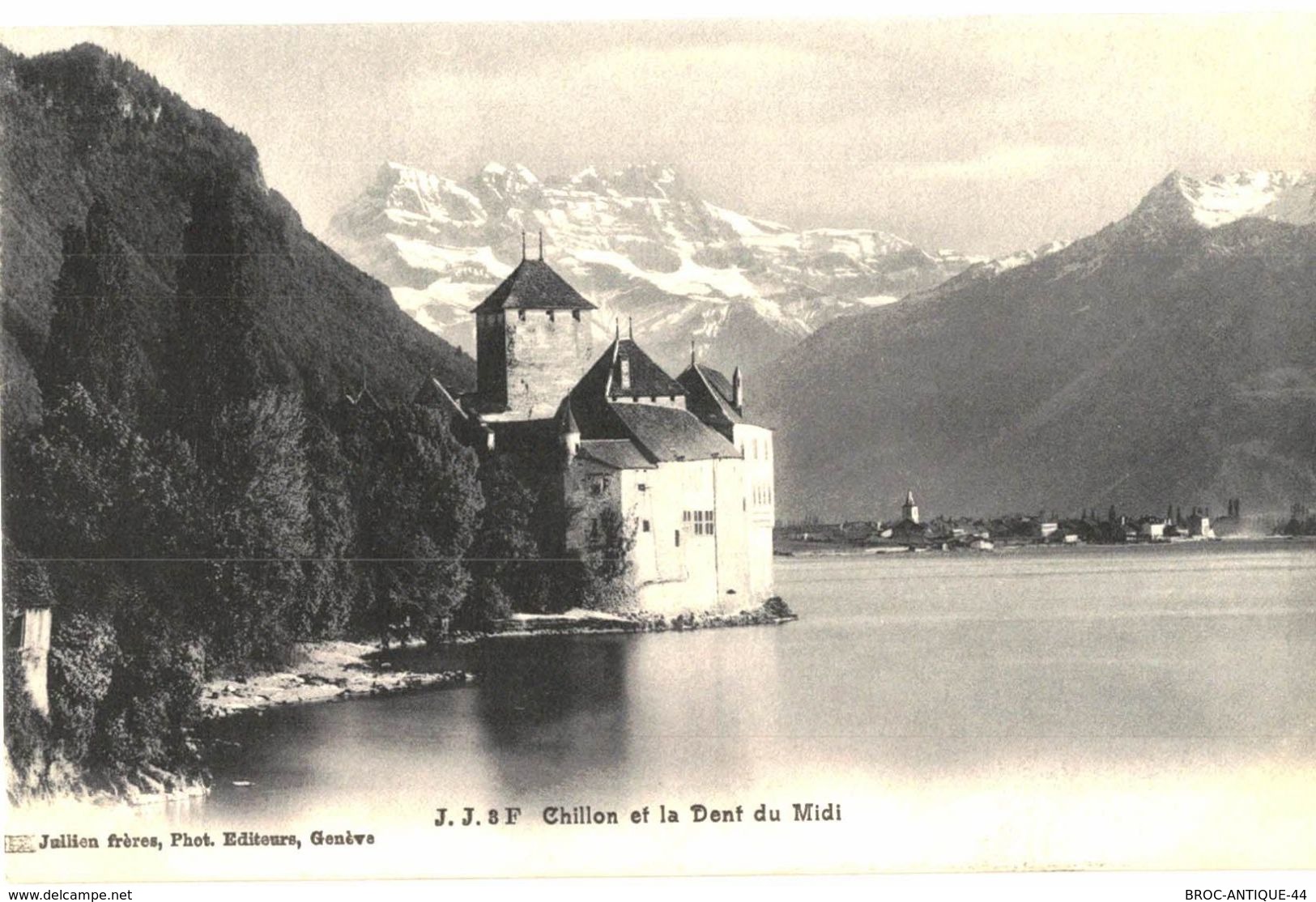 LOT N°434 - LOT DE 140 CARTES DE CHILLON ET LE LAC LEMAN