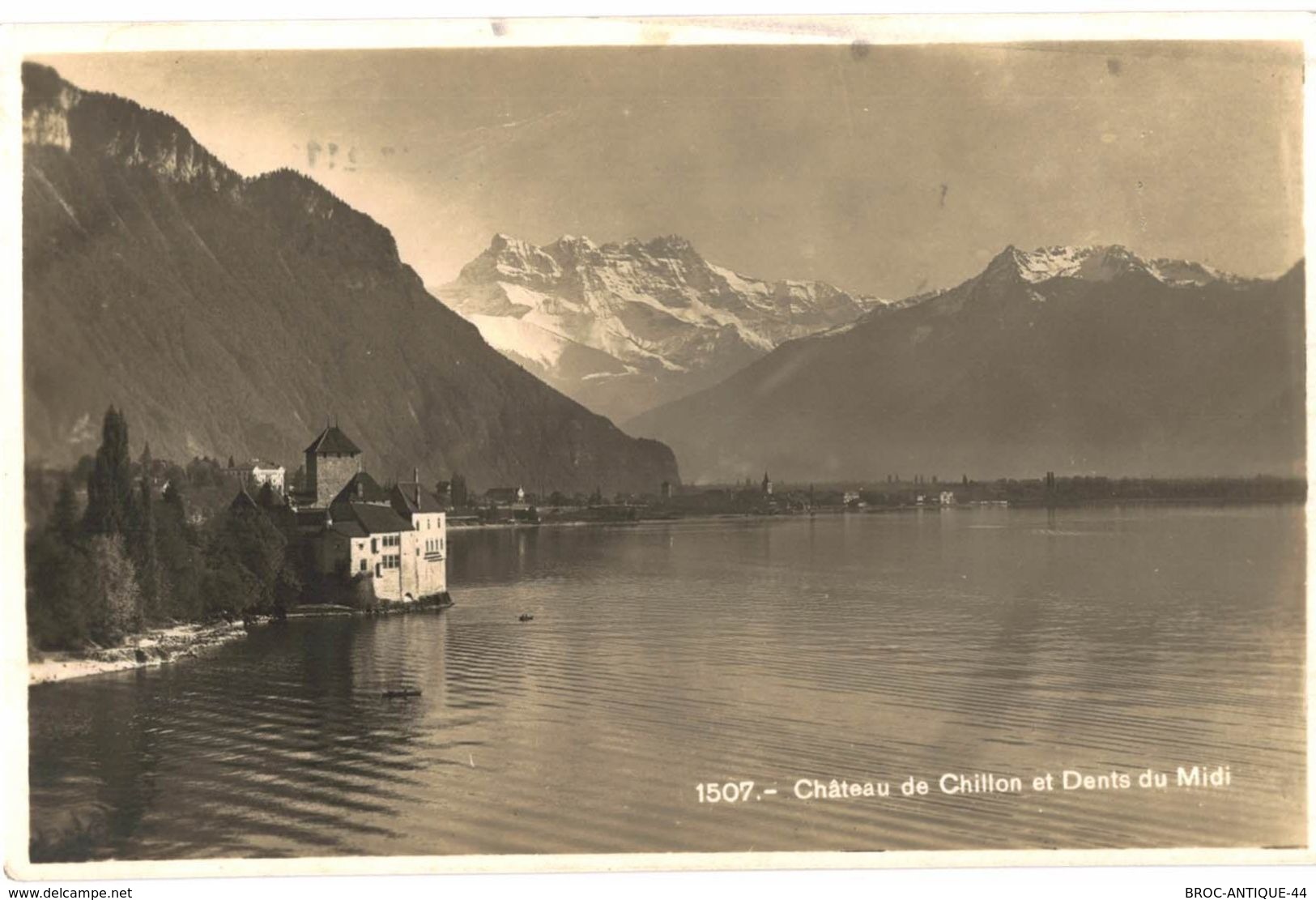 LOT N°434 - LOT DE 140 CARTES DE CHILLON ET LE LAC LEMAN