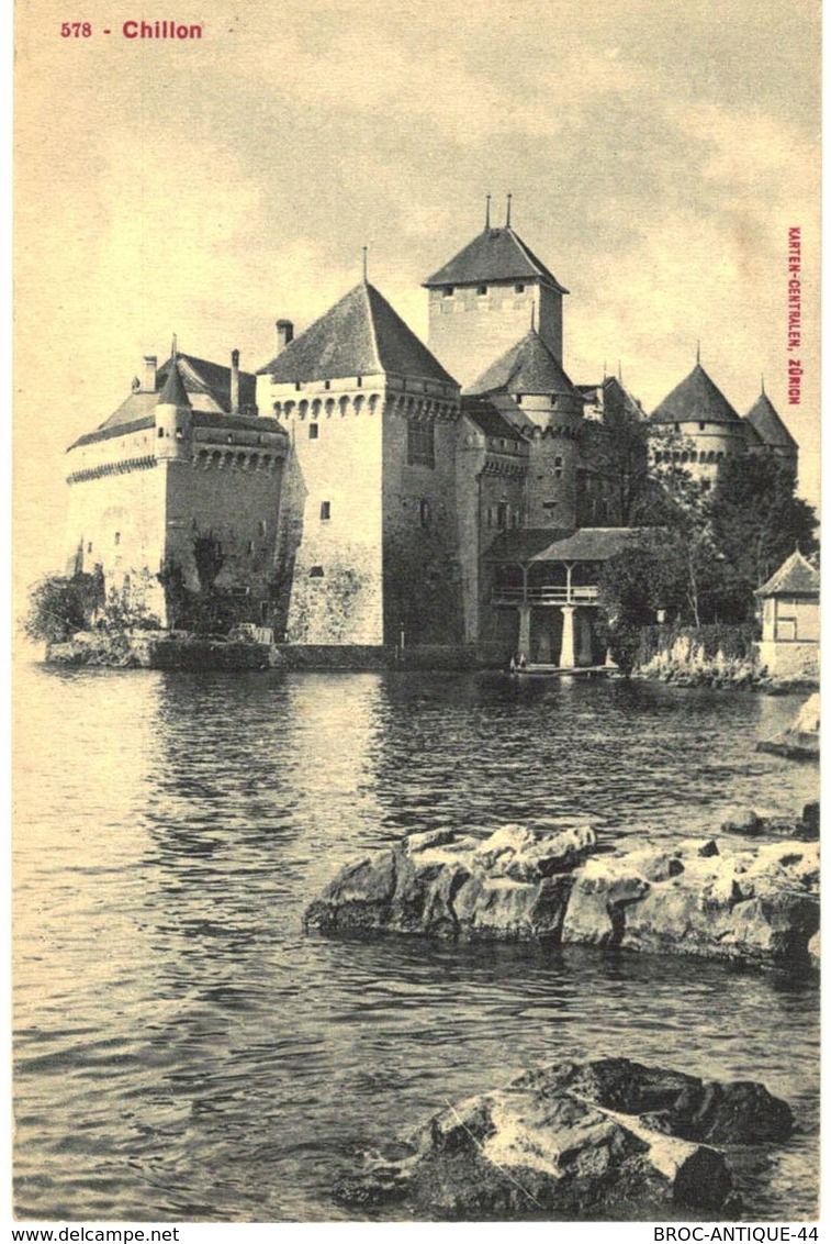 LOT N°434 - LOT DE 140 CARTES DE CHILLON ET LE LAC LEMAN