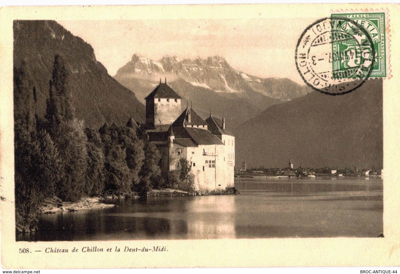 LOT N°434 - LOT DE 140 CARTES DE CHILLON ET LE LAC LEMAN