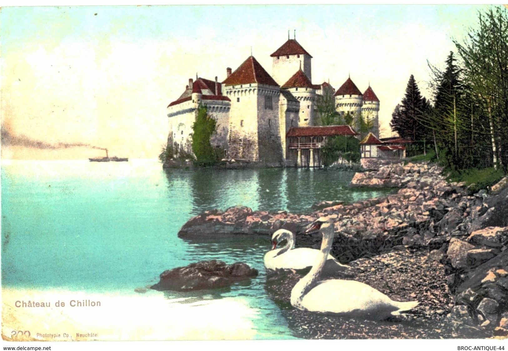 LOT N°434 - LOT DE 140 CARTES DE CHILLON ET LE LAC LEMAN