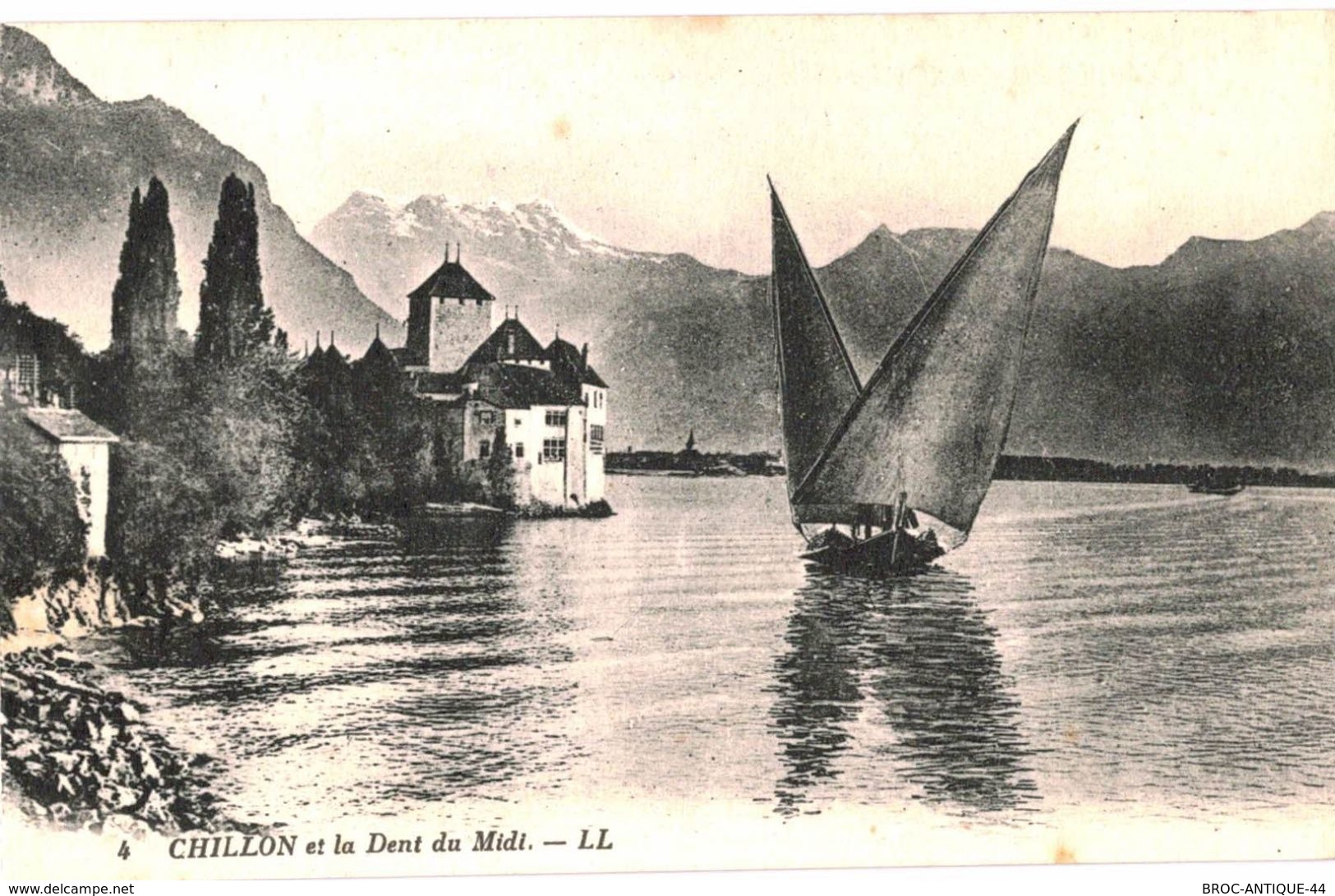 LOT N°434 - LOT DE 140 CARTES DE CHILLON ET LE LAC LEMAN