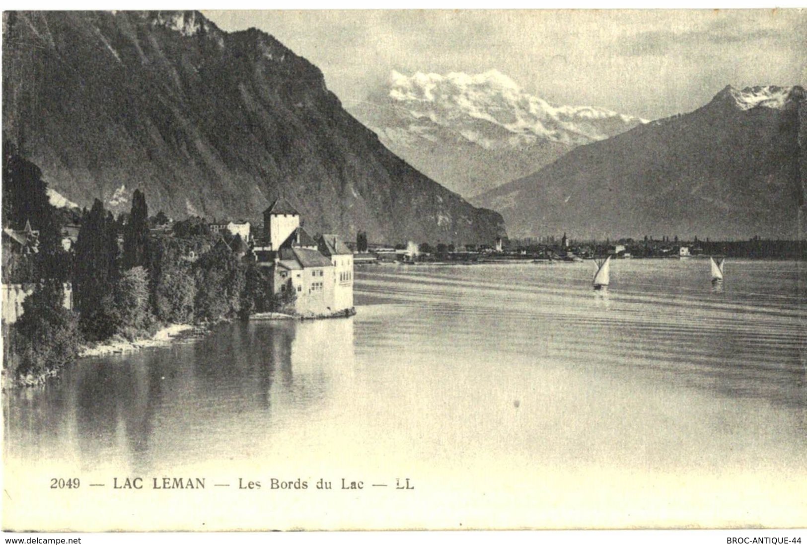 LOT N°434 - LOT DE 140 CARTES DE CHILLON ET LE LAC LEMAN