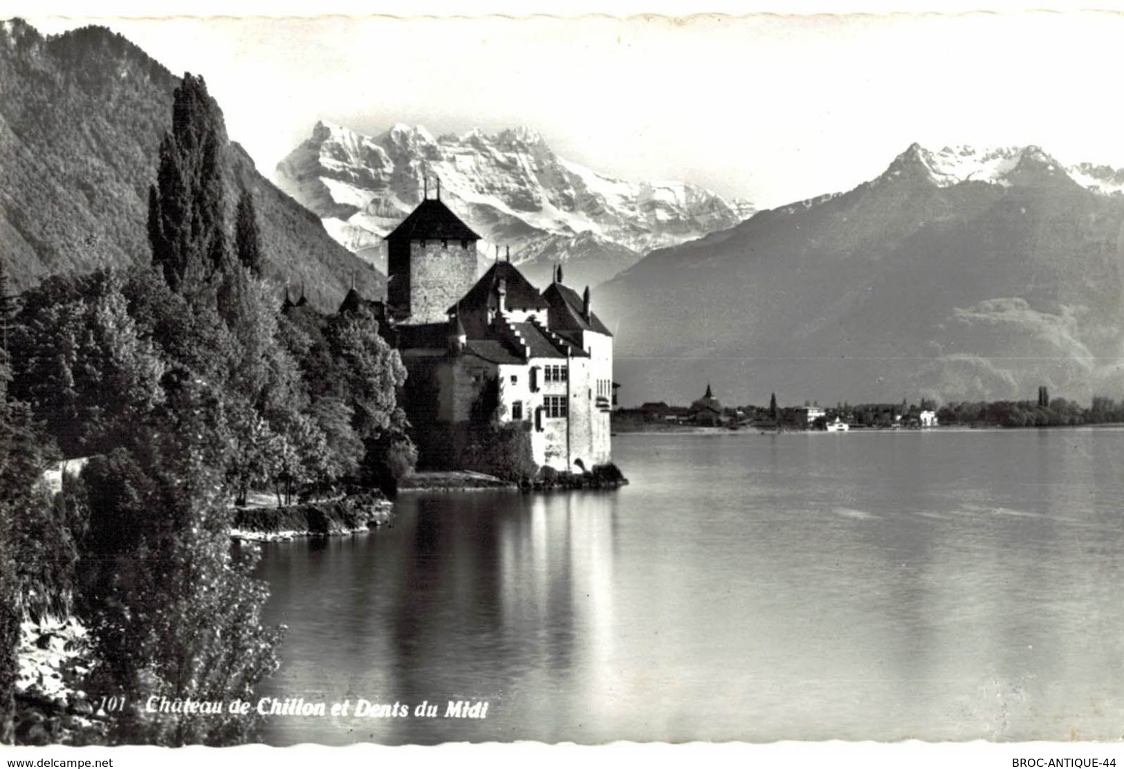 LOT N°434 - LOT DE 140 CARTES DE CHILLON ET LE LAC LEMAN