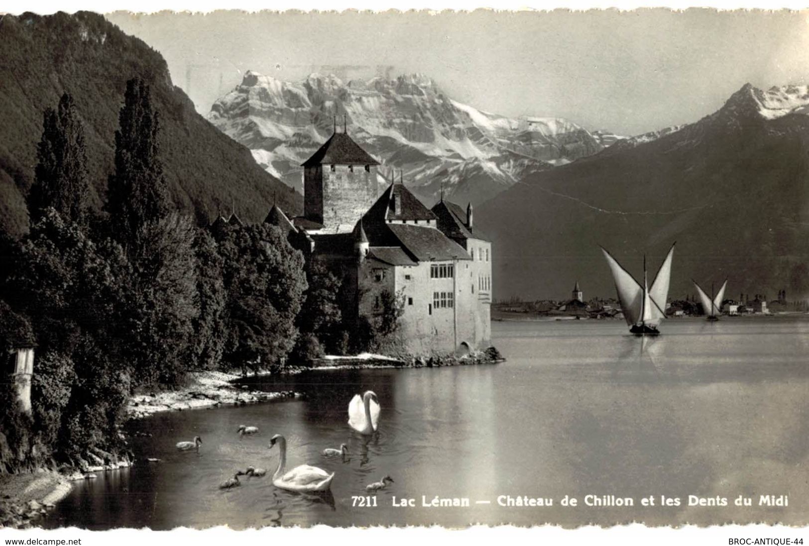 LOT N°434 - LOT DE 140 CARTES DE CHILLON ET LE LAC LEMAN