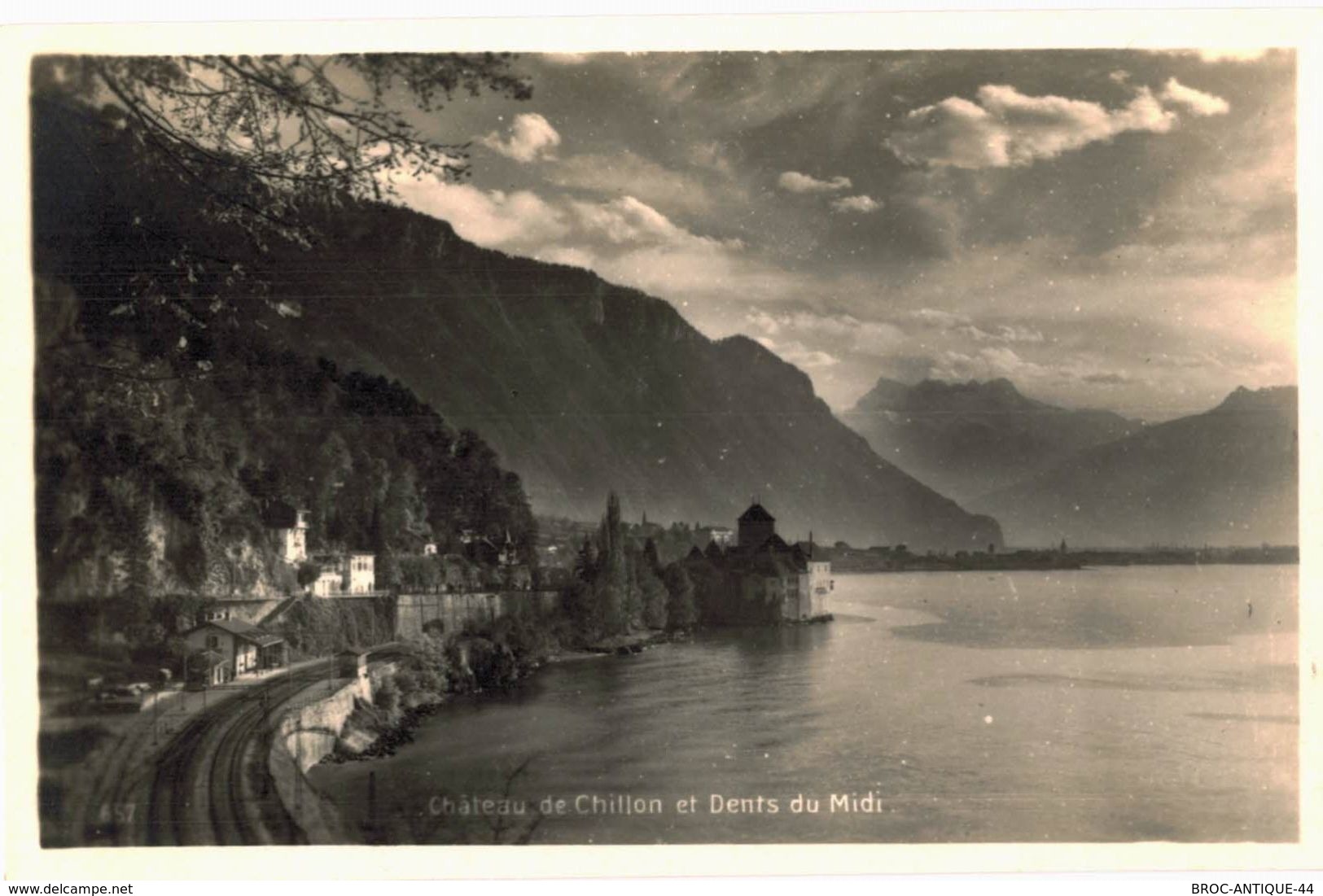 LOT N°434 - LOT DE 140 CARTES DE CHILLON ET LE LAC LEMAN