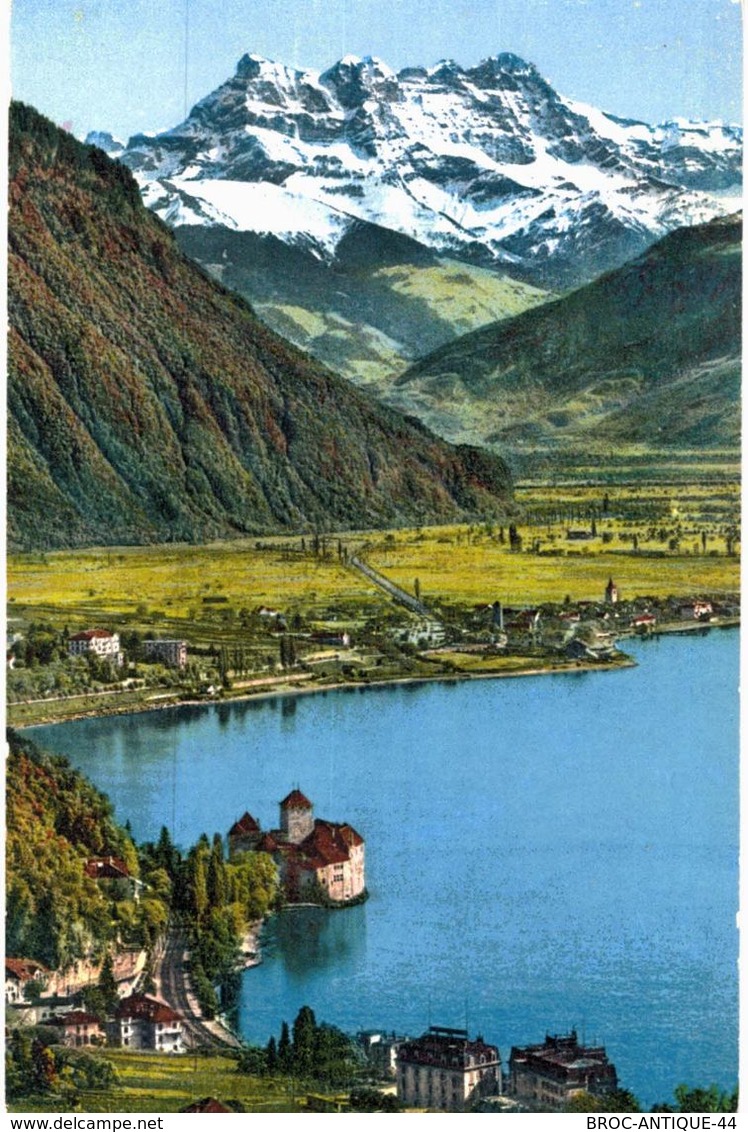 LOT N°434 - LOT DE 140 CARTES DE CHILLON ET LE LAC LEMAN