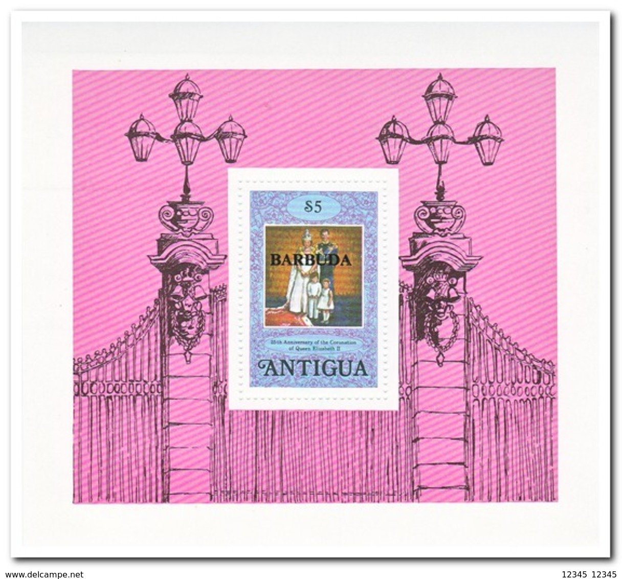 Antigua & Barbuda 1978, Postfris MNH,  25 Years Coronation Of Queen Elizabeth II - Antigua En Barbuda (1981-...)