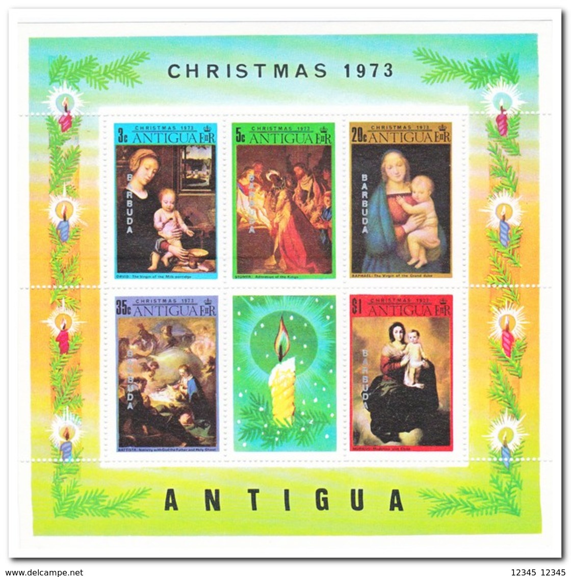 Antigua & Barbuda 1973, Postfris MNH, Christmas - Antigua And Barbuda (1981-...)