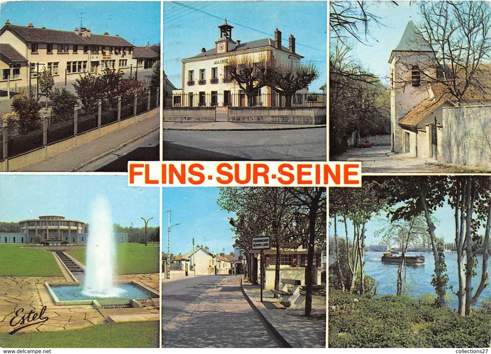 78-FLINS-SUR-SEINE- MULTIVUES - Flins Sur Seine