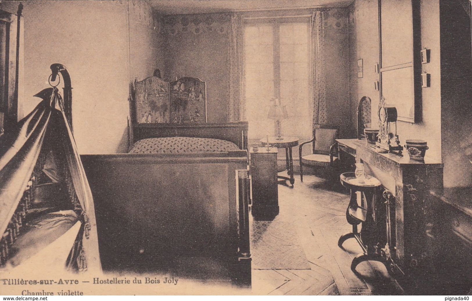 Cp , 27 , TILLIÈRES-sur-AVRE , Hostellerie Du Bois Joly - Tillières-sur-Avre