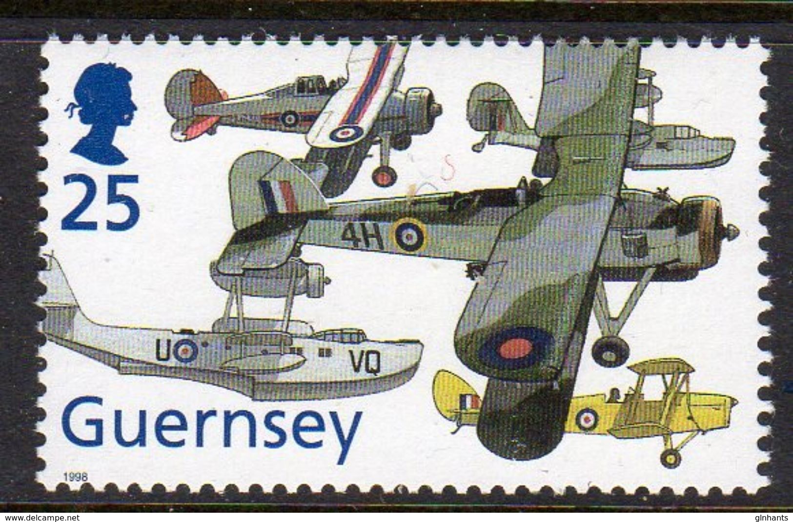 GUERNSEY GB - 1998 RAF ANNIVERSARY 25p STAMP SG 775 FINE MNH ** - Guernsey