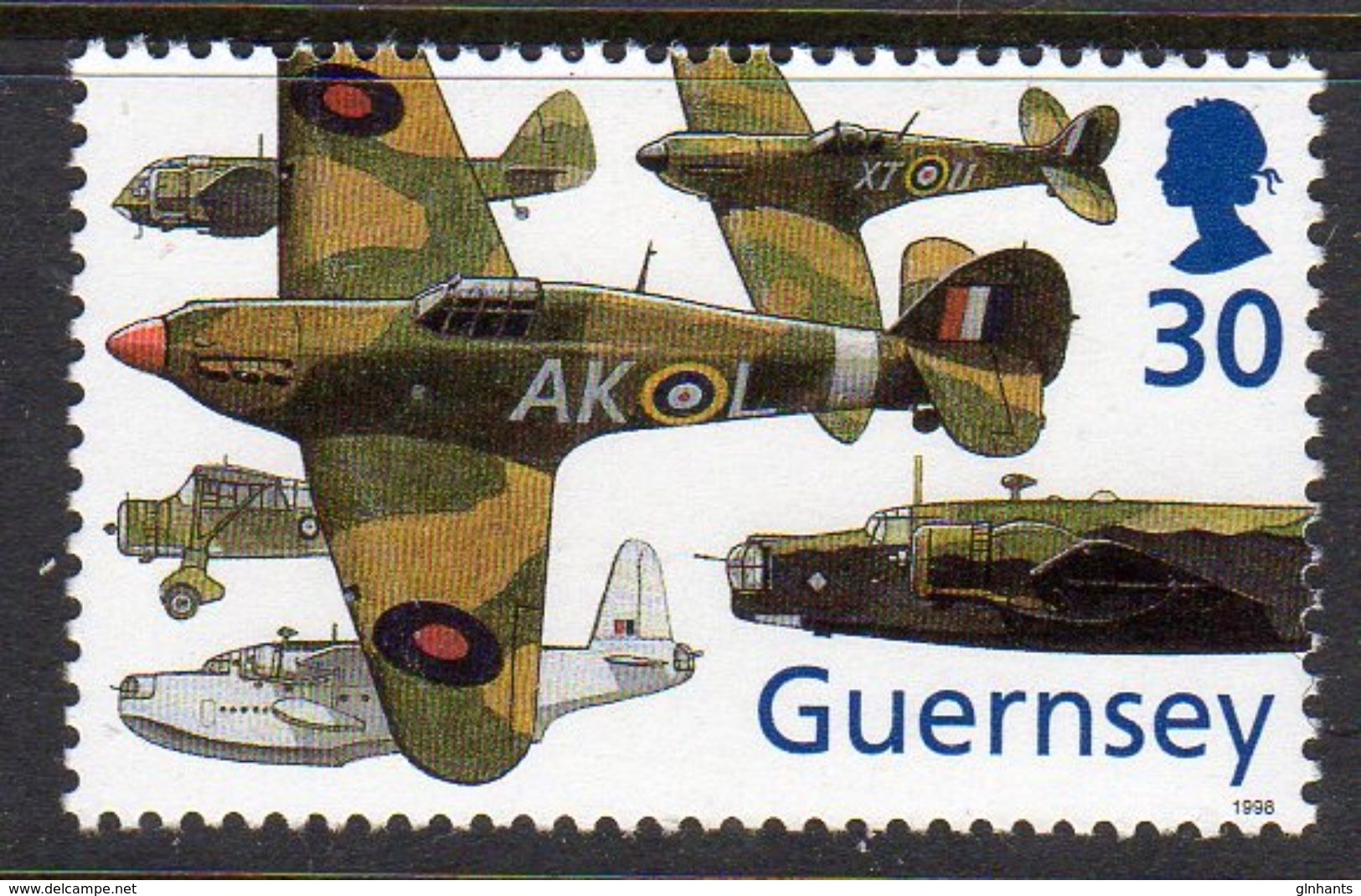 GUERNSEY GB - 1998 RAF ANNIVERSARY 30p STAMP SG 776 FINE MNH ** - Guernsey