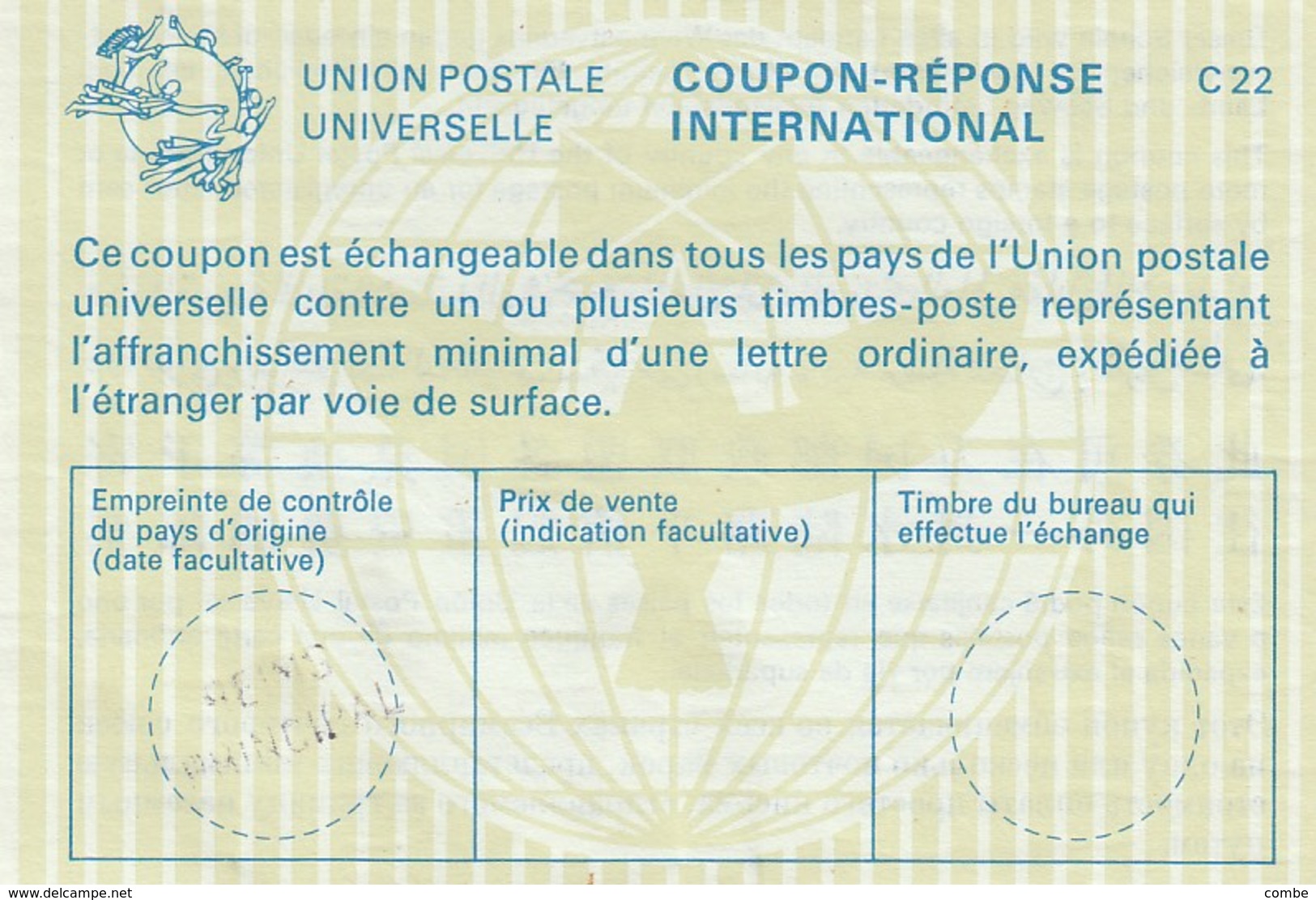 REPLY COUPON REPONSE.   REIMS PRINCIPAL   /  16 - Antwoordbons