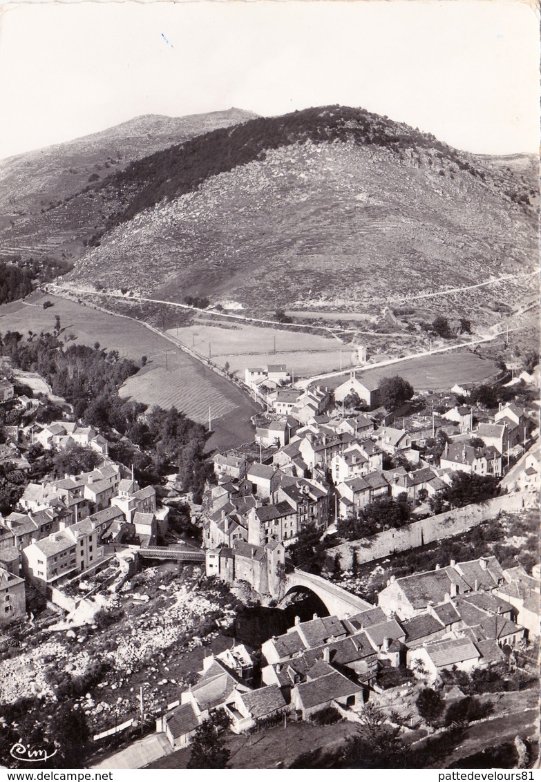 CPSM Dentelée (48) LE PONT De MONTVERT Vue Générale Et La Barthe - Le Pont De Montvert