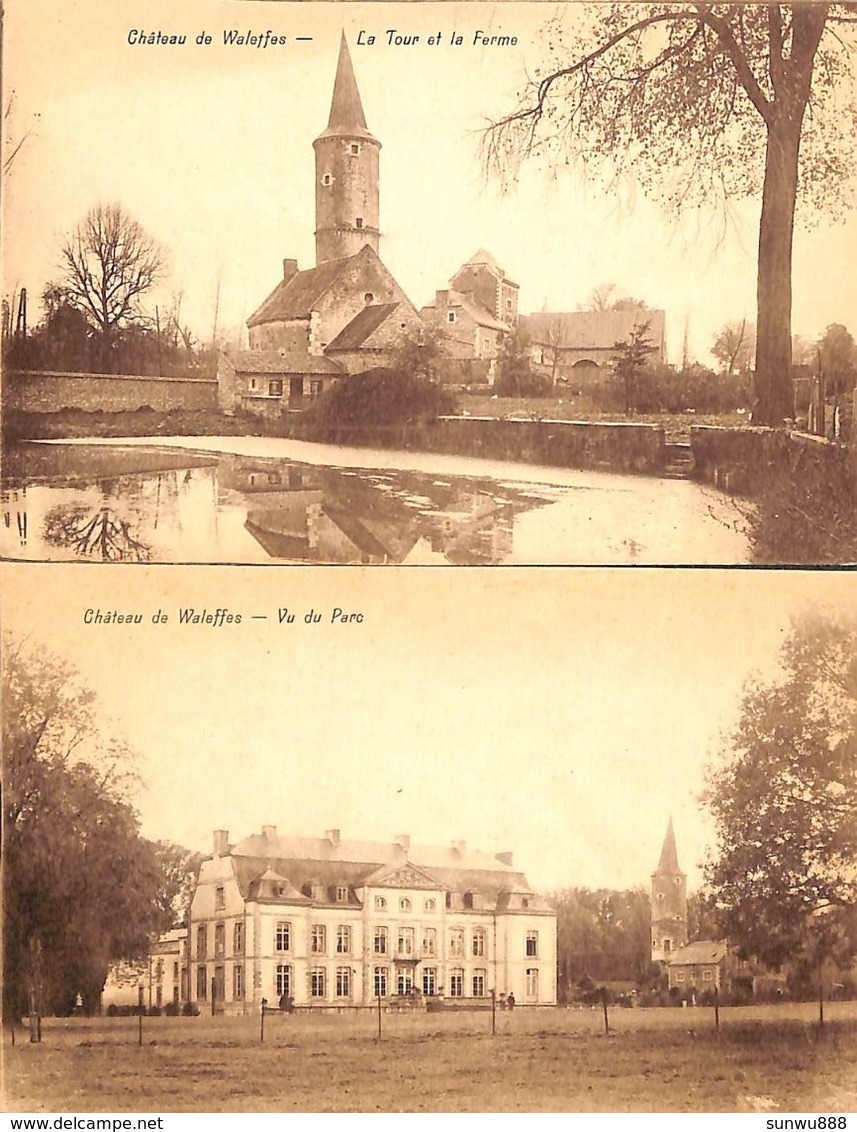 Château De Waleffes - Par Tour Et Ferme (lot 2 Cartes) - Faimes