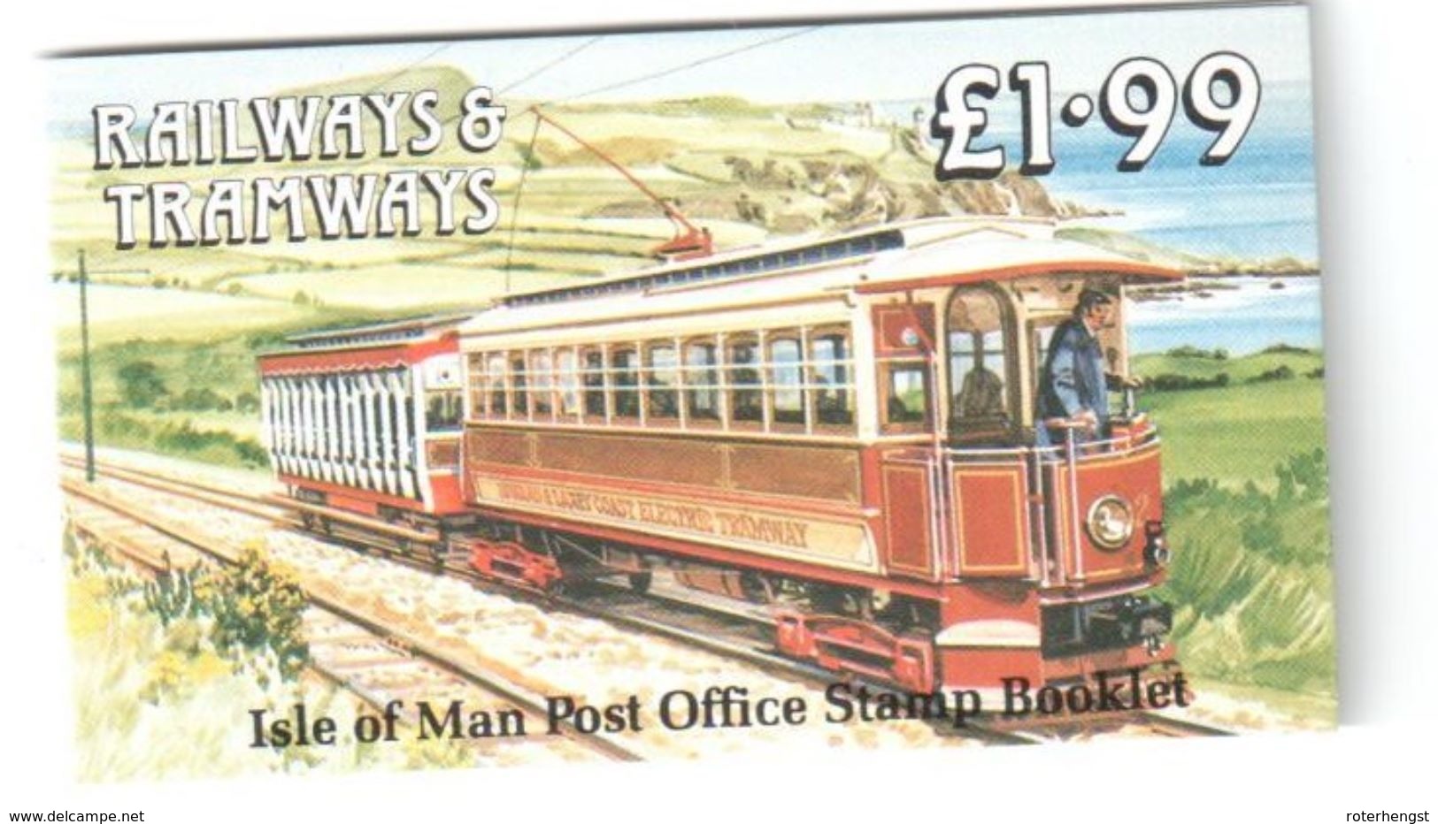 Train Booklet ** LOW START (below Face Value) Isle Of Man - Eisenbahnen