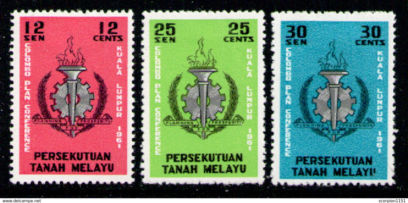 MALAYA 1961 - Set MH* - Federation Of Malaya