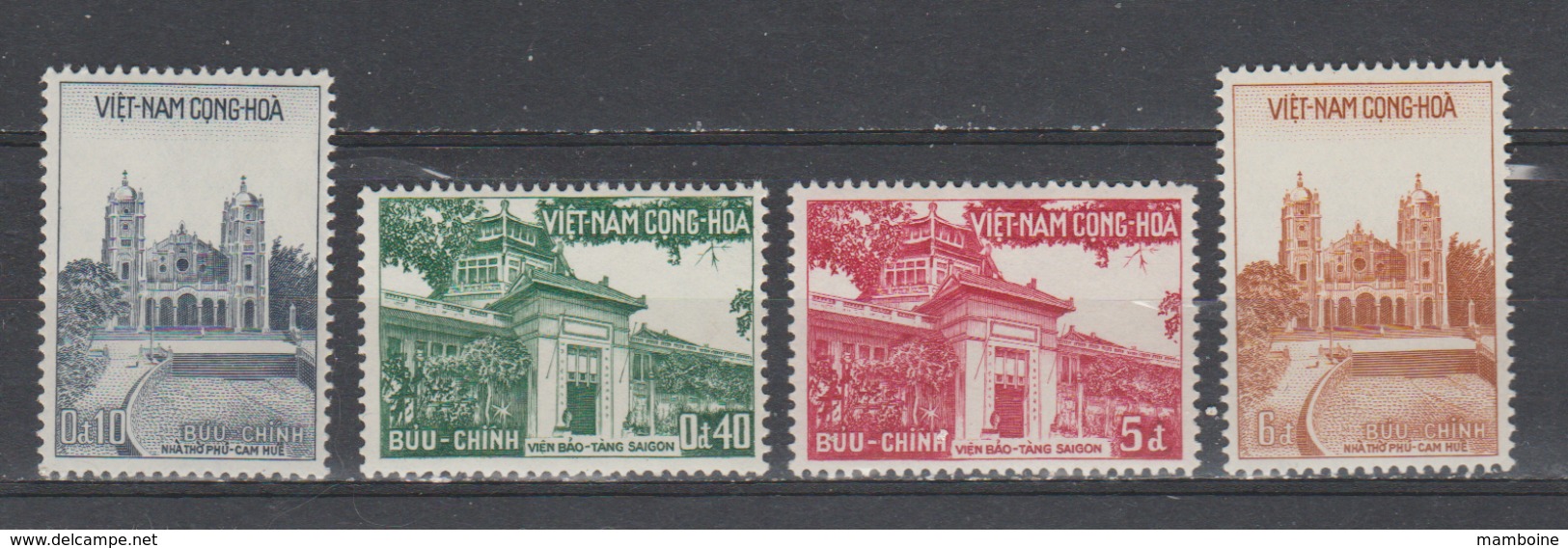 Viet Nam  Sud .1958    N° 102 / 103 + 104 / 105  Neuf X X (4 Valeurs) - Viêt-Nam