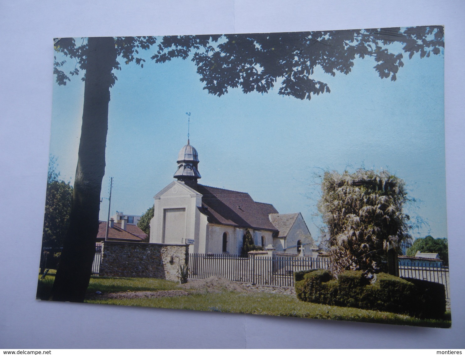 CPSM BROU SUR CHANTEREINE - SEINE-ET-MARNE - EGLISE SAINTE BAUDILE - Autres & Non Classés