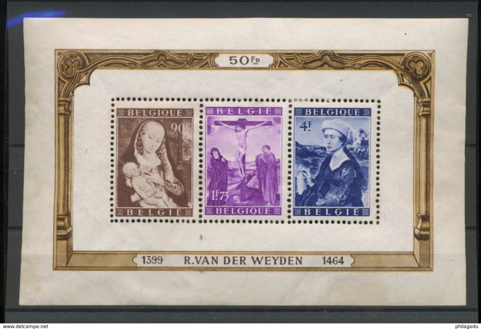 BF Van Der Weyden    Gomme Altérée Et Partielle  Cote 170,-E - 1924-1960
