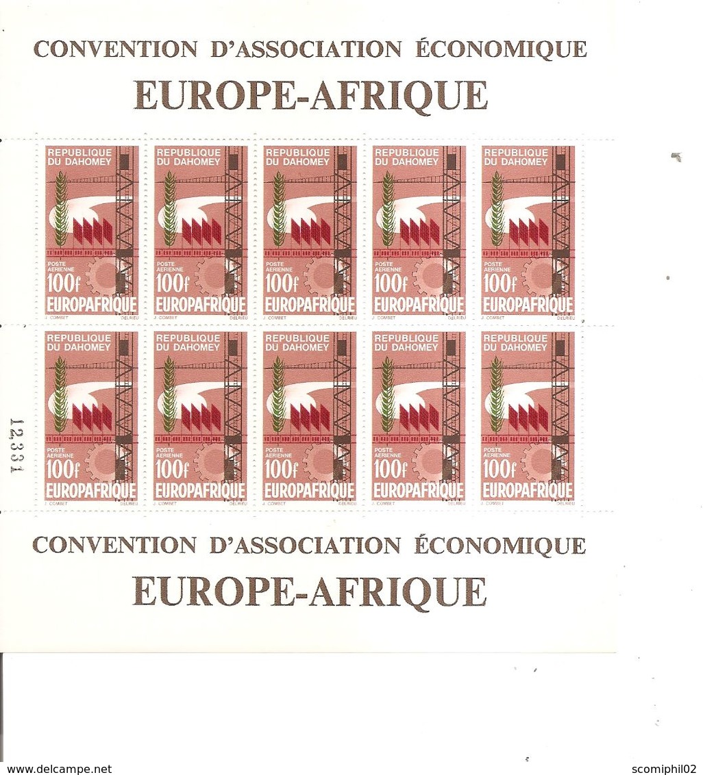 Dahomey - Europe-Afrique ( PA 42 En Feuille XXX -MNH) - Benin - Dahomey (1960-...)