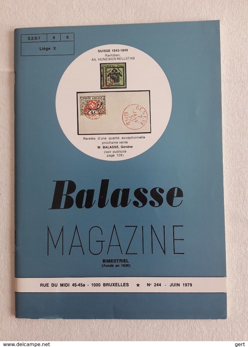 Balasse Magazine 244 - Juin 1979 - Französisch (ab 1941)