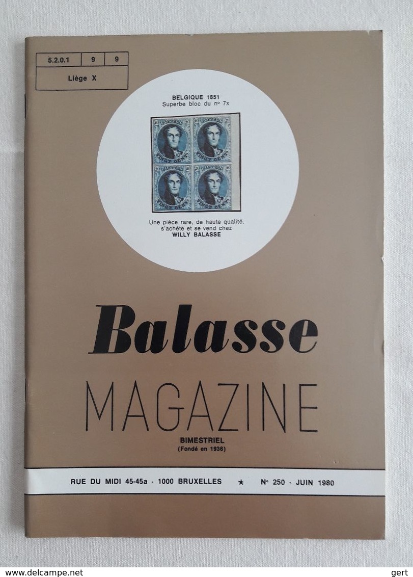 Balasse Magazine 250 - Juin 1980 - Français (àpd. 1941)