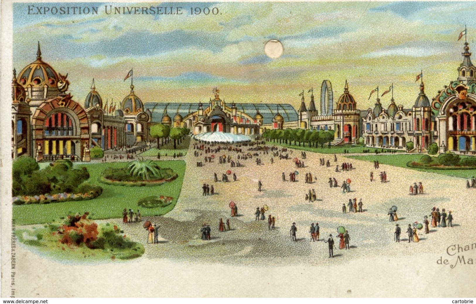 PARIS - EXPOSITION UNIVERSELLE 1900 - Champ De Mars - Système Optique Lumineux Breveté KAHN & ZABERN - Tentoonstellingen