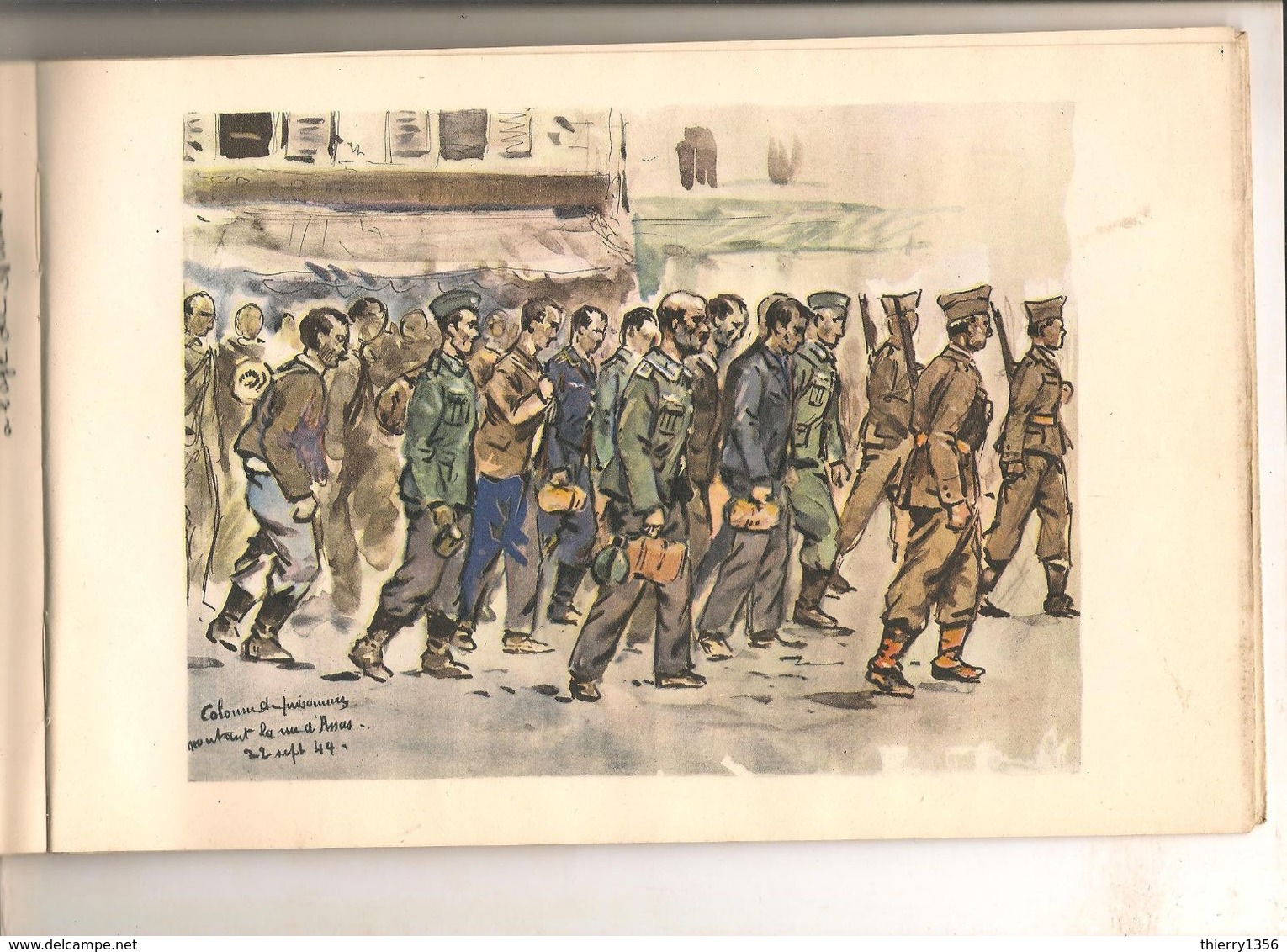 Rare Livret Aout 1944 Libération De Paris Les Aquarelles De Pierre Albert Leroux - 1939-45