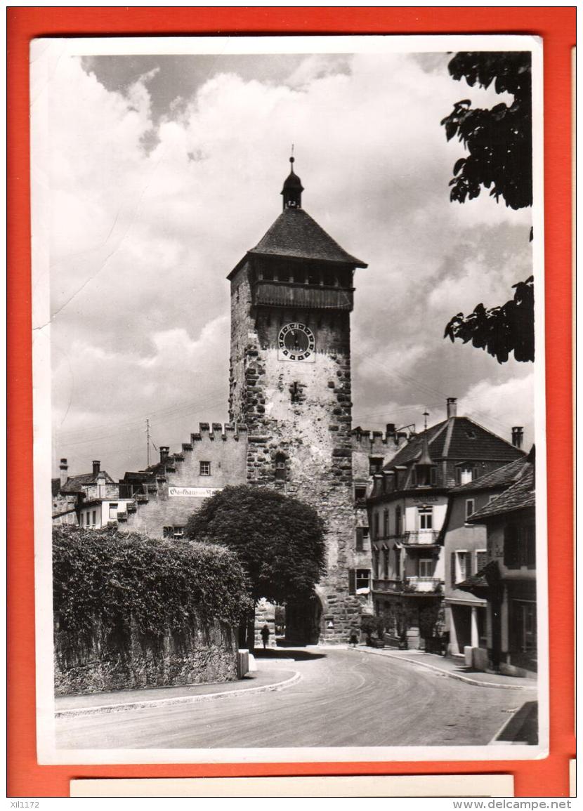 GBR-20 Rheinfelden Obertorturm. Gross Format, Oben Links,  Eckfalte. Nicht Gelaufen - Rheinfelden