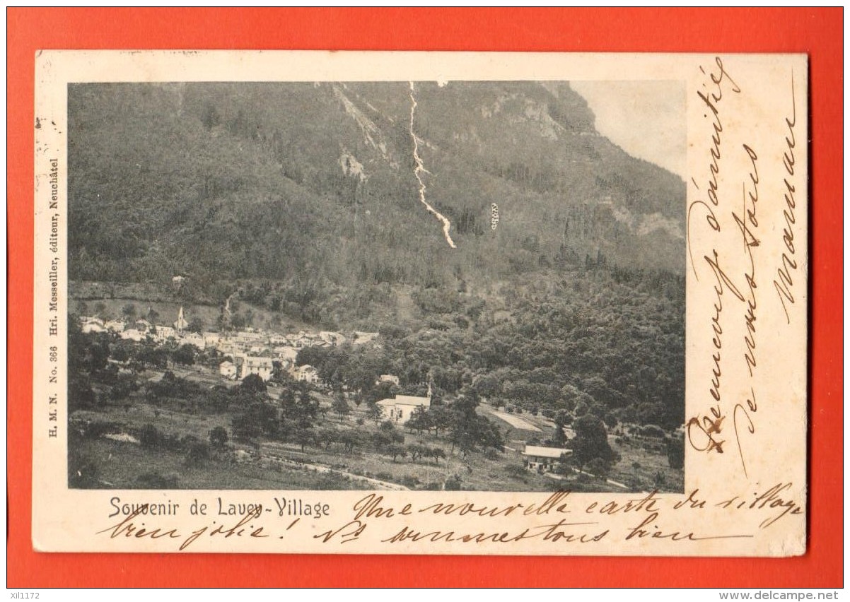 GBR-35  Souvenir De Lavey-Village, Précurseur, Cachet 1903 - Lavey