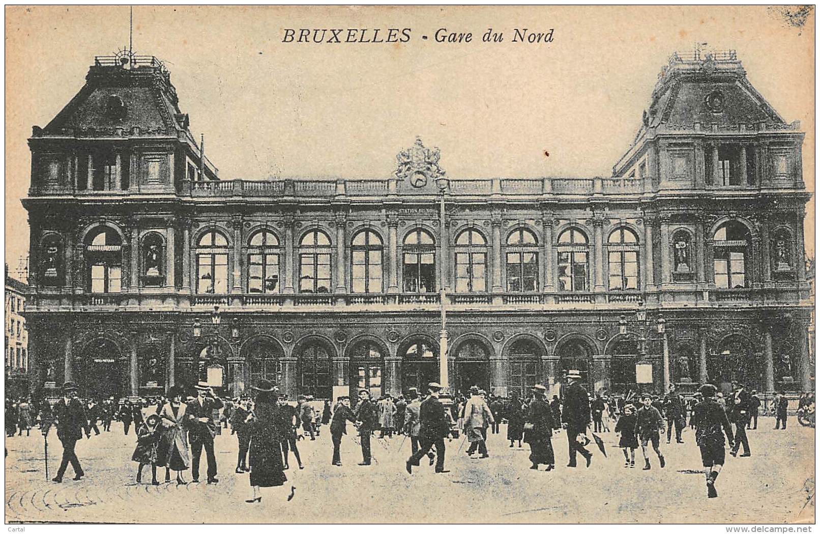 BRUXELLES - Gare Du Nord - Chemins De Fer, Gares