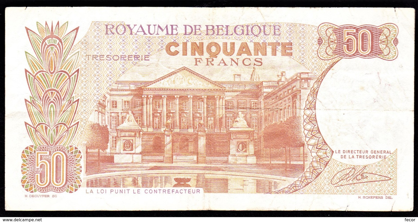 50 FR Type "1966" Koninklijk Paar   René Lauwerijns - 50 Francs