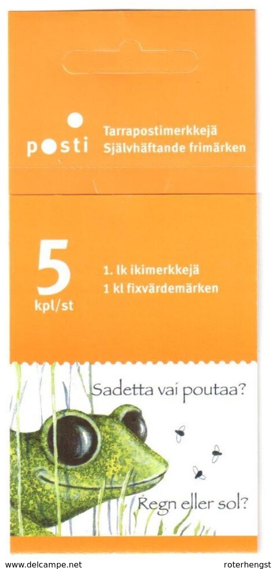 Finland Frog Booklet Mnh ** LOW START - Grenouilles