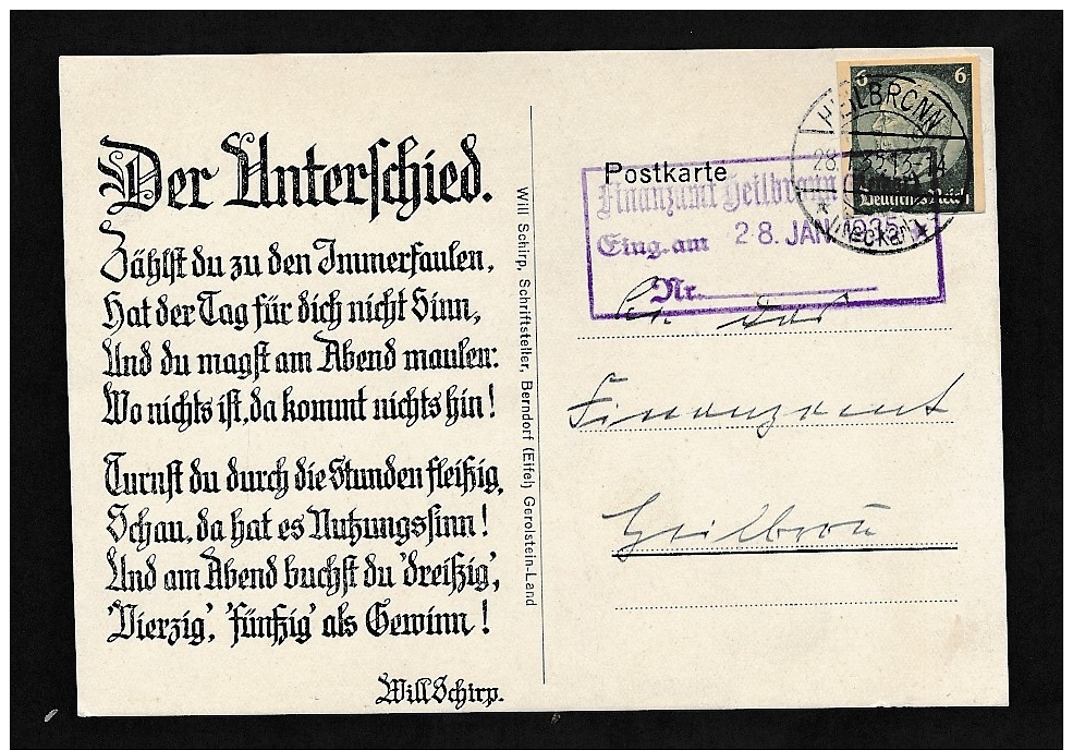 D.-Reich Netter Beleg-Ganzsachen Ausschnitt....  .....  (oo1989  ) Siehe Scan - Briefe U. Dokumente