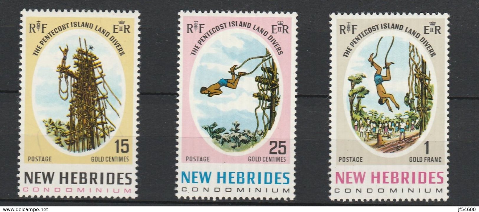 Nouvelles Hébrides No 289 à 291* - Unused Stamps