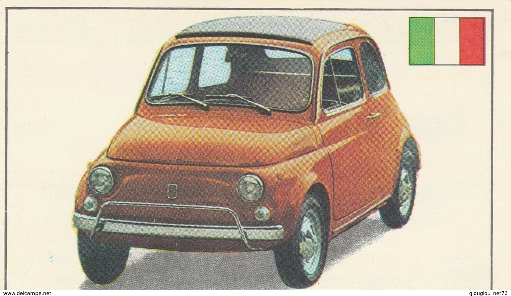 L'HISTOIRE DE L'AUTOM0BILE  EDITIONS DE LA TOUR PANINI  FIAT TYPE 500 L    No 144 - Edizione Italiana