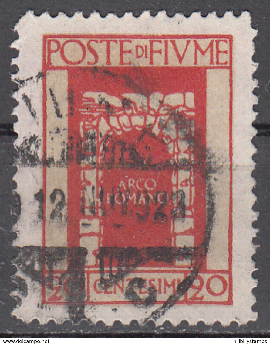 FIUME    SCOTT NO.  175   USED   YEAR  1923 - Fiume & Kupa