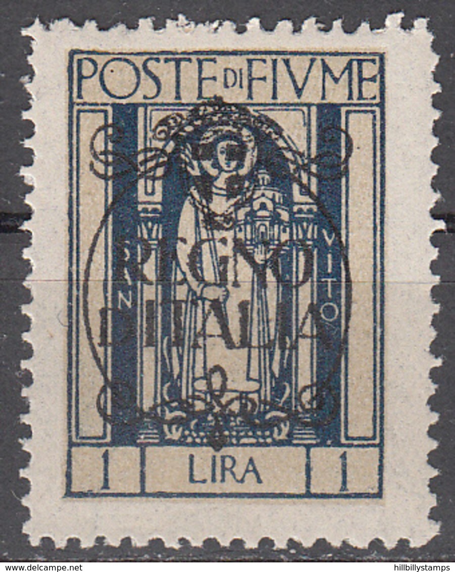 FIUME    SCOTT NO.  192     MINT HINGED   YEAR  1924 - Fiume & Kupa